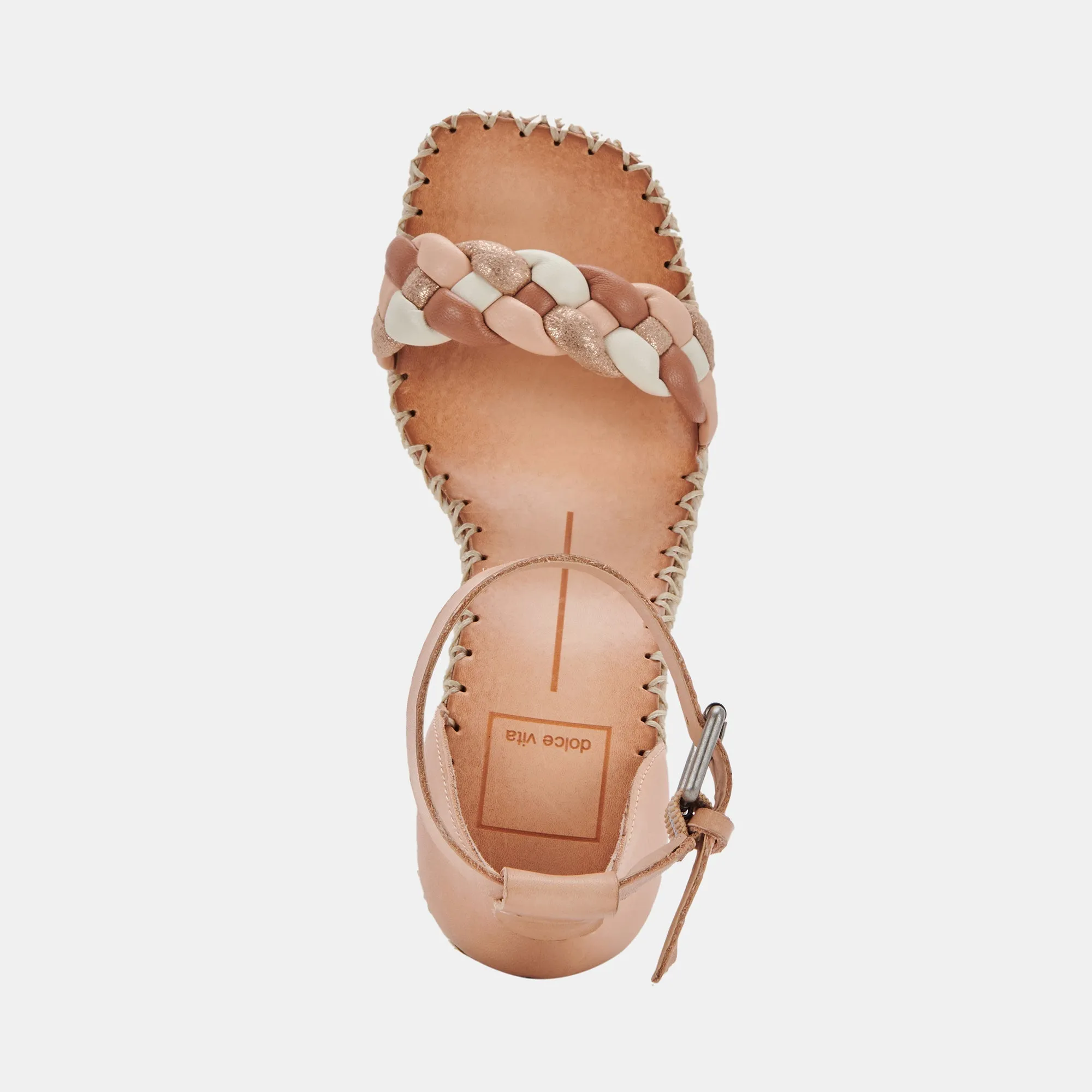 NILTON HEELS IN NATURAL LEATHER - re:vita