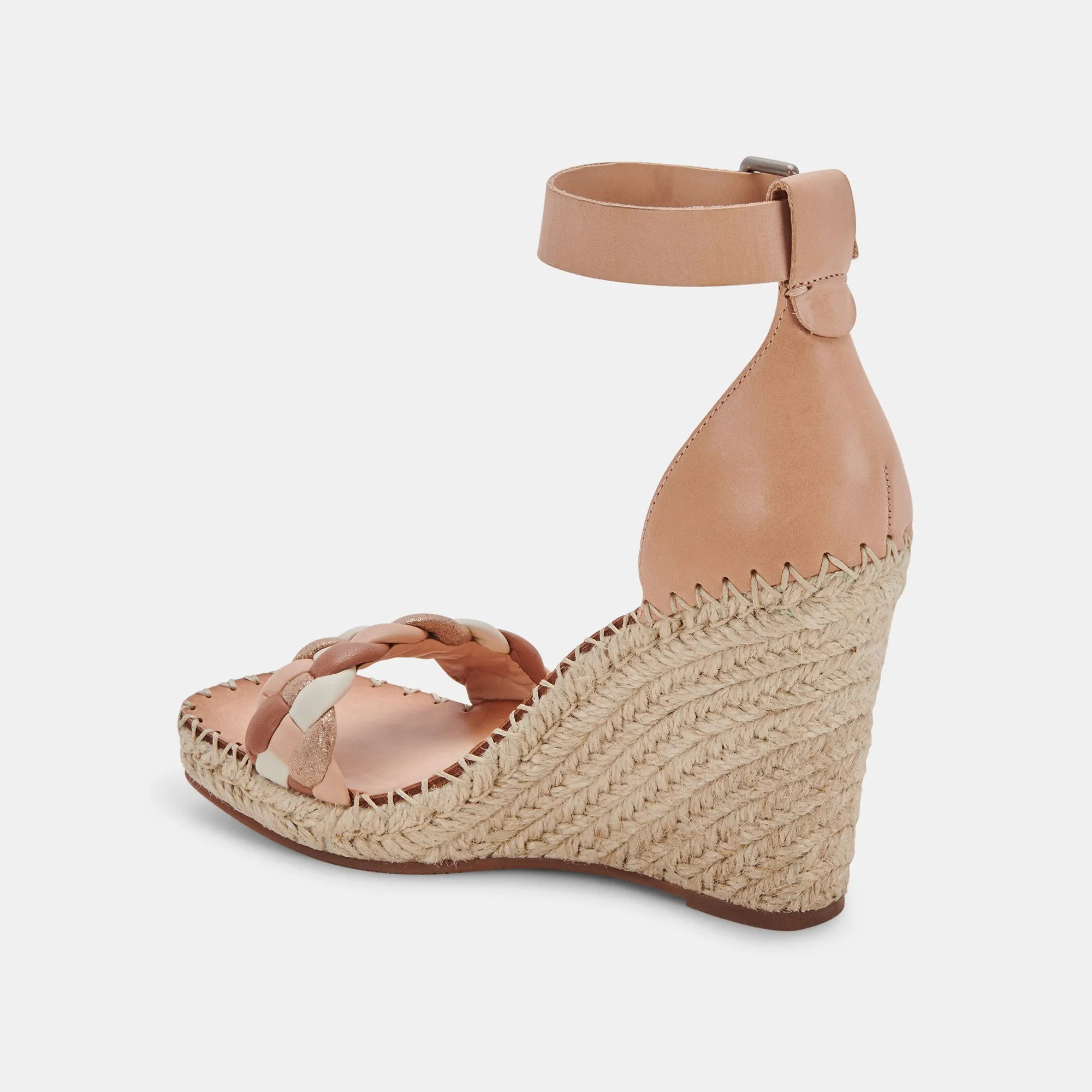 NILTON HEELS IN NATURAL LEATHER - re:vita