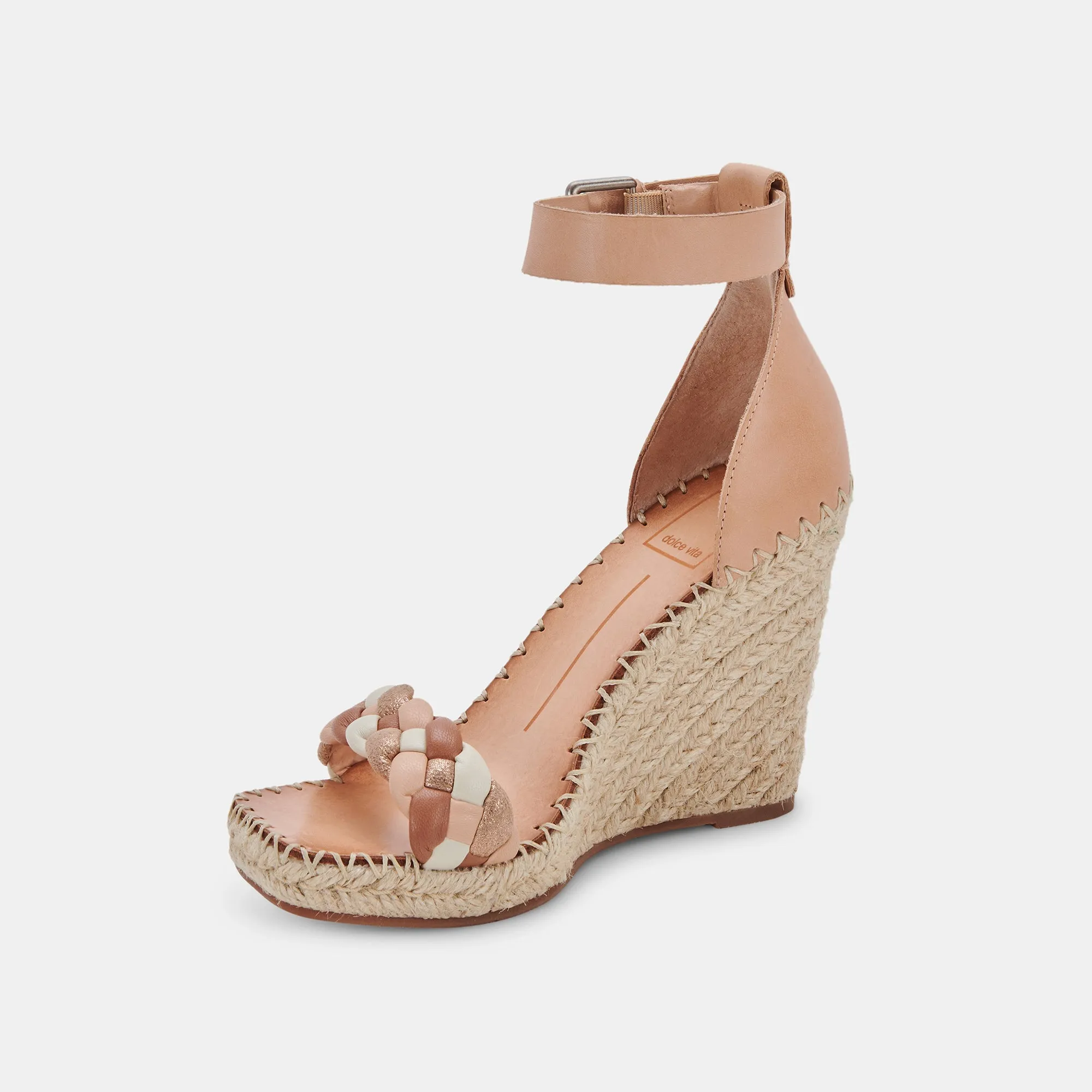NILTON HEELS IN NATURAL LEATHER - re:vita