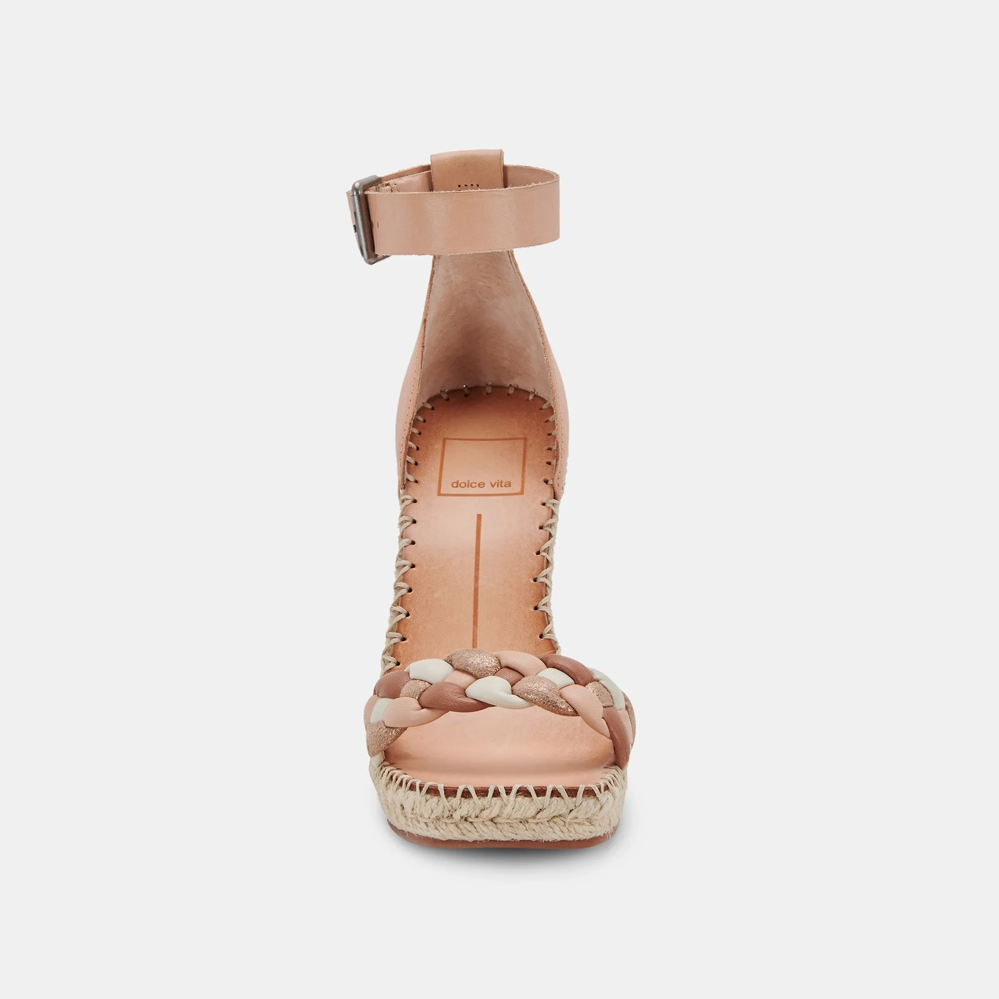 NILTON HEELS IN NATURAL LEATHER - re:vita