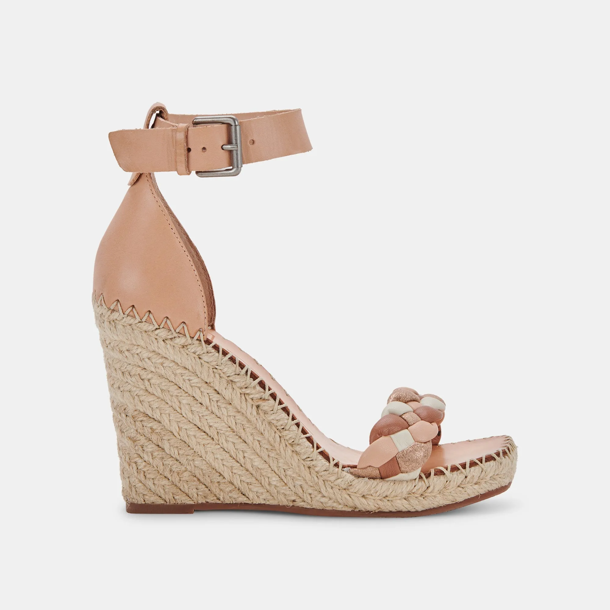 NILTON HEELS IN NATURAL LEATHER - re:vita