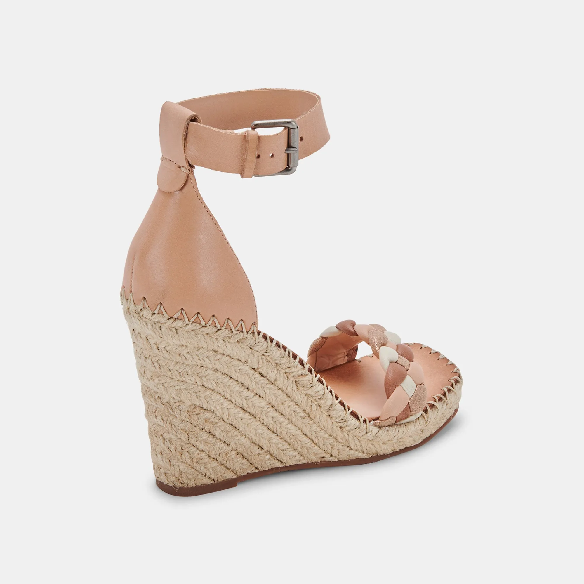 NILTON HEELS IN NATURAL LEATHER - re:vita
