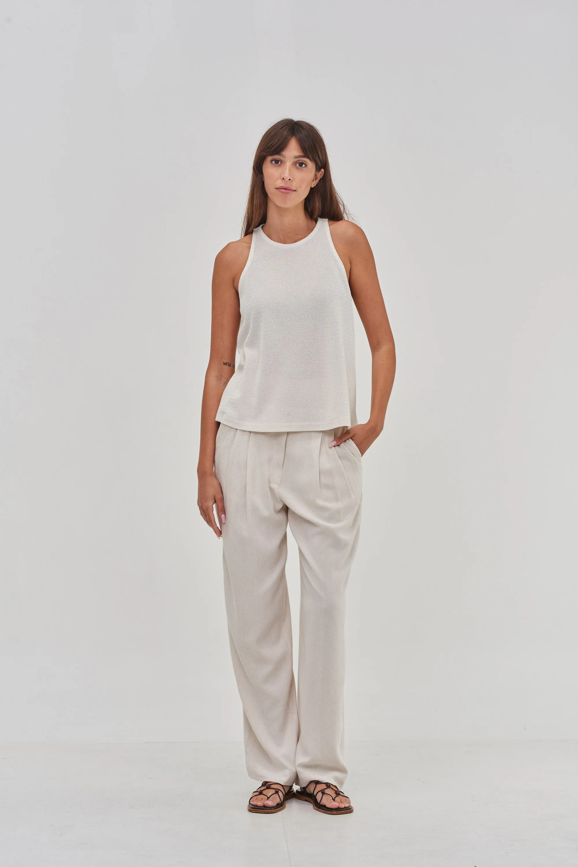 Noah Soft Pants Beige