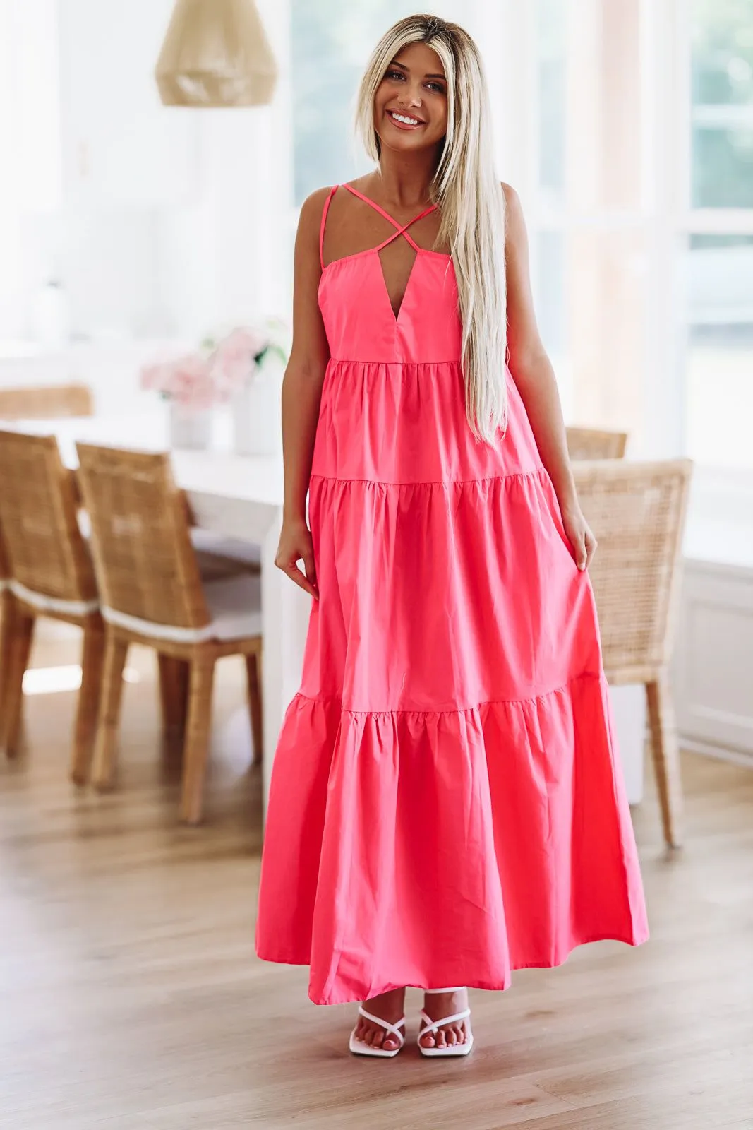 Olivia Maxi Dress - Pink