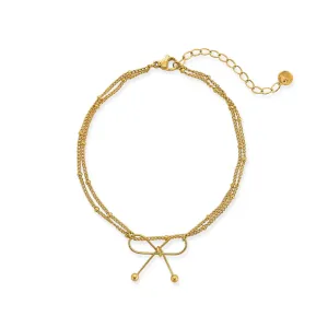Omg Bling Water-Resistant Bow Ankle