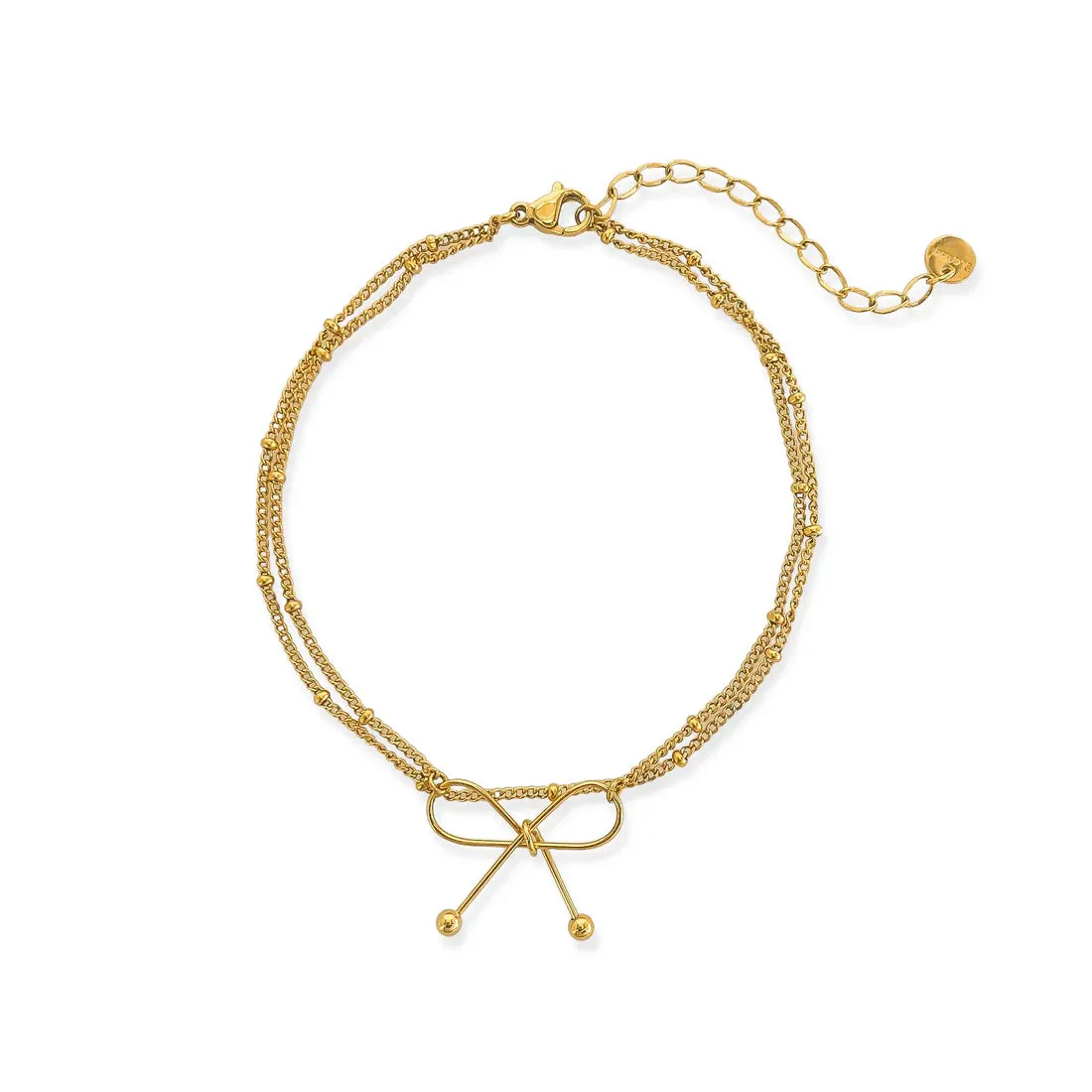 Omg Bling Water-Resistant Bow Ankle
