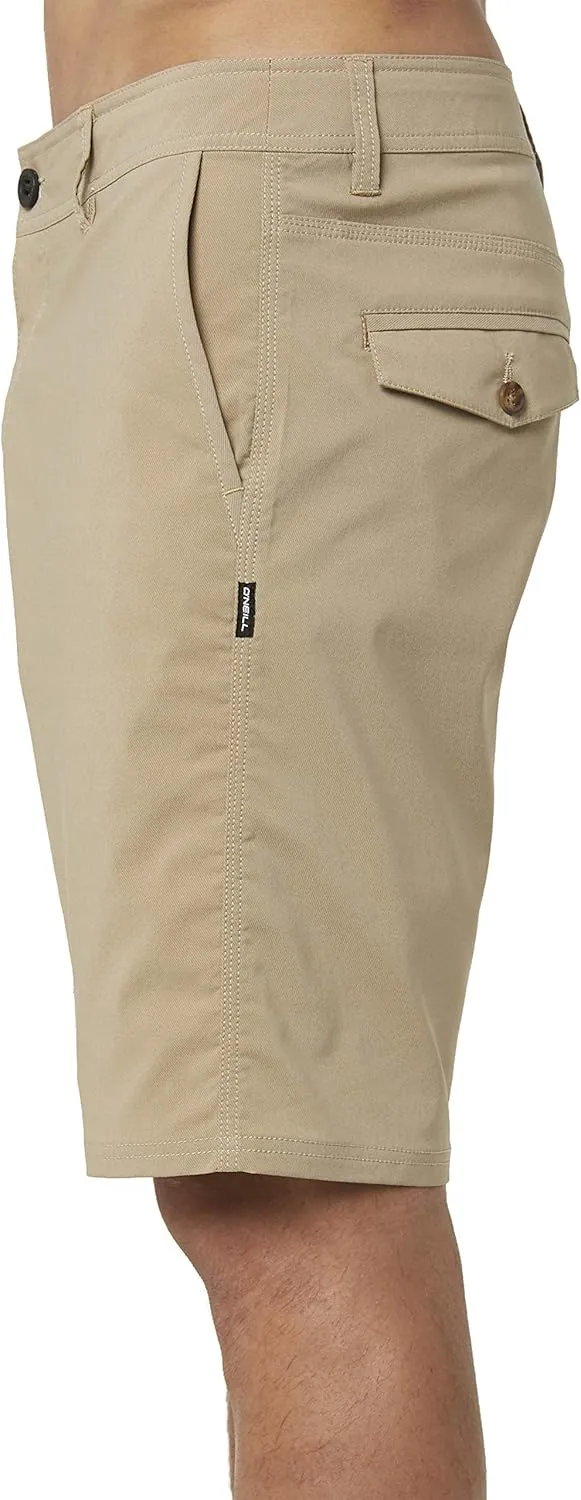O'NEILL Men's Stockton Hybrid Shorts  Stretch Twill, Water-Resistant, 20" Outseam, Casual Performance Shorts