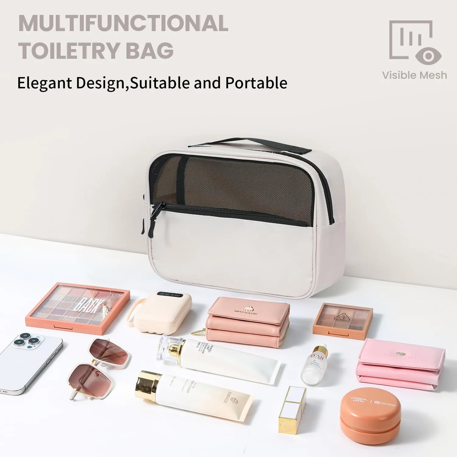 Packing Cubes for Travel | 10 Set Cream |Durable Luggage Organizer 4 Size(Extra Large, Large, Medium, Small),Comprehensive Cubes for Toiletry,Underwear, Shoe,Travel Essentials,Efficient Women Gifts