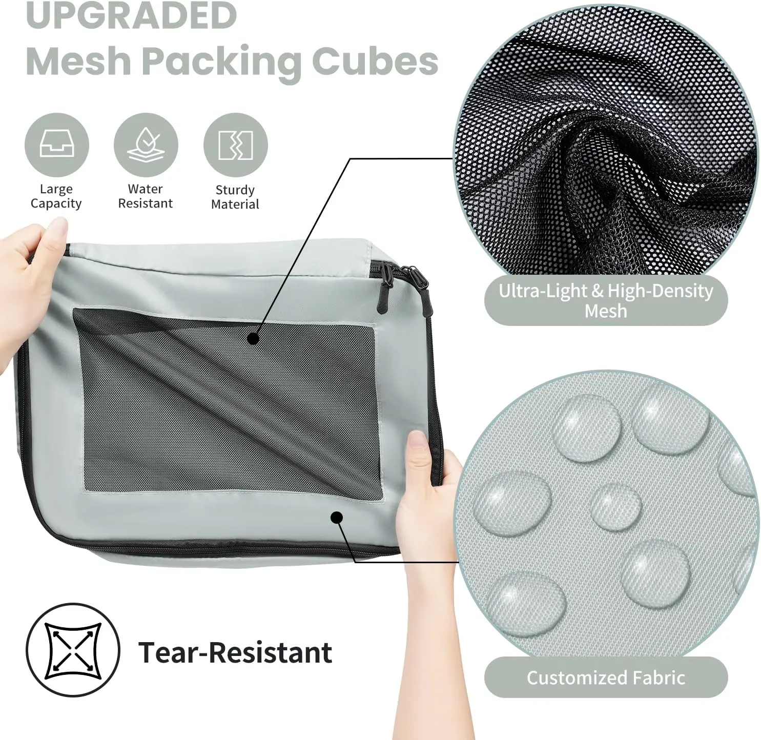 Packing Cubes for Travel | 10 Set Mint |Durable Luggage Organizer 4 Size(Extra Large, Large, Medium, Small),Comprehensive Cubes for Toiletry,Underwear, Shoe,Travel Essentials,Efficient Women Gifts