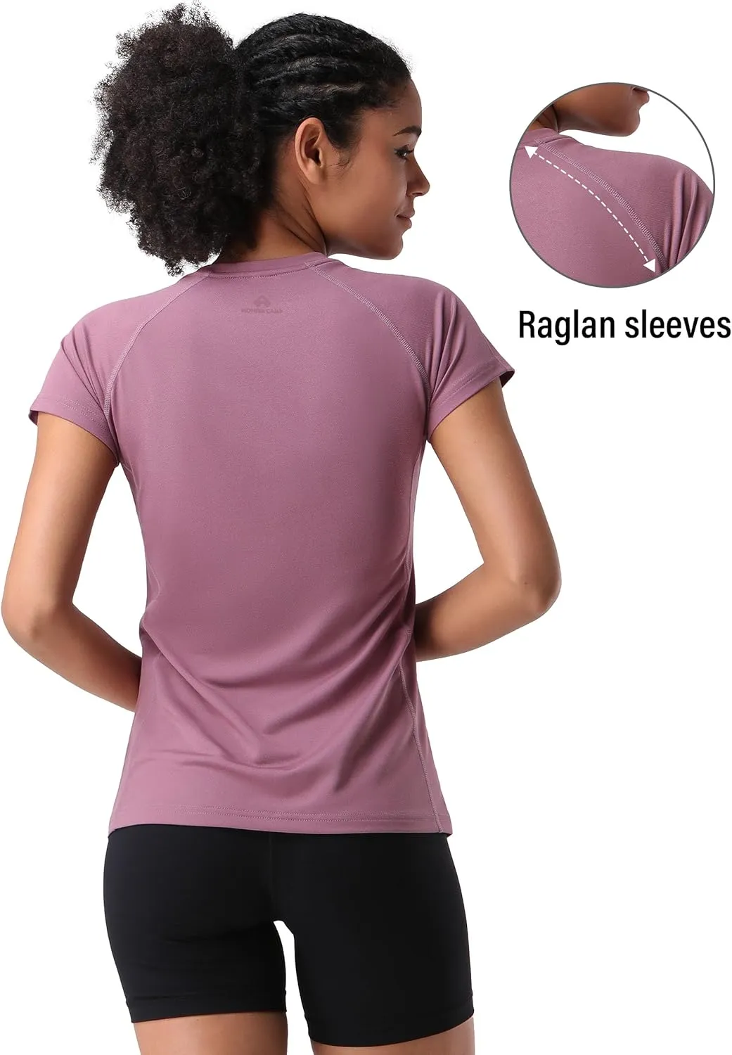 Pioneer Camp Women's Moisture Wicking T-Shirt Short Sleeve Quick Dry Shirts Gym Workout Athletic Running Tops Crew Neck Tees