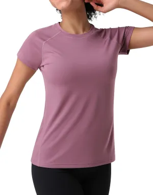 Pioneer Camp Women's Moisture Wicking T-Shirt Short Sleeve Quick Dry Shirts Gym Workout Athletic Running Tops Crew Neck Tees