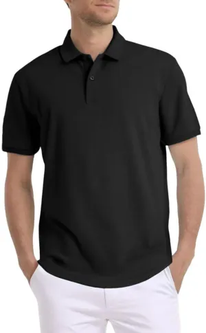 Polo Shirts for Men, Summer Sports Short Sleeve Moisture Wicking Dry Fit Activewear Golf Shirts for Men, Sizes S-3XL