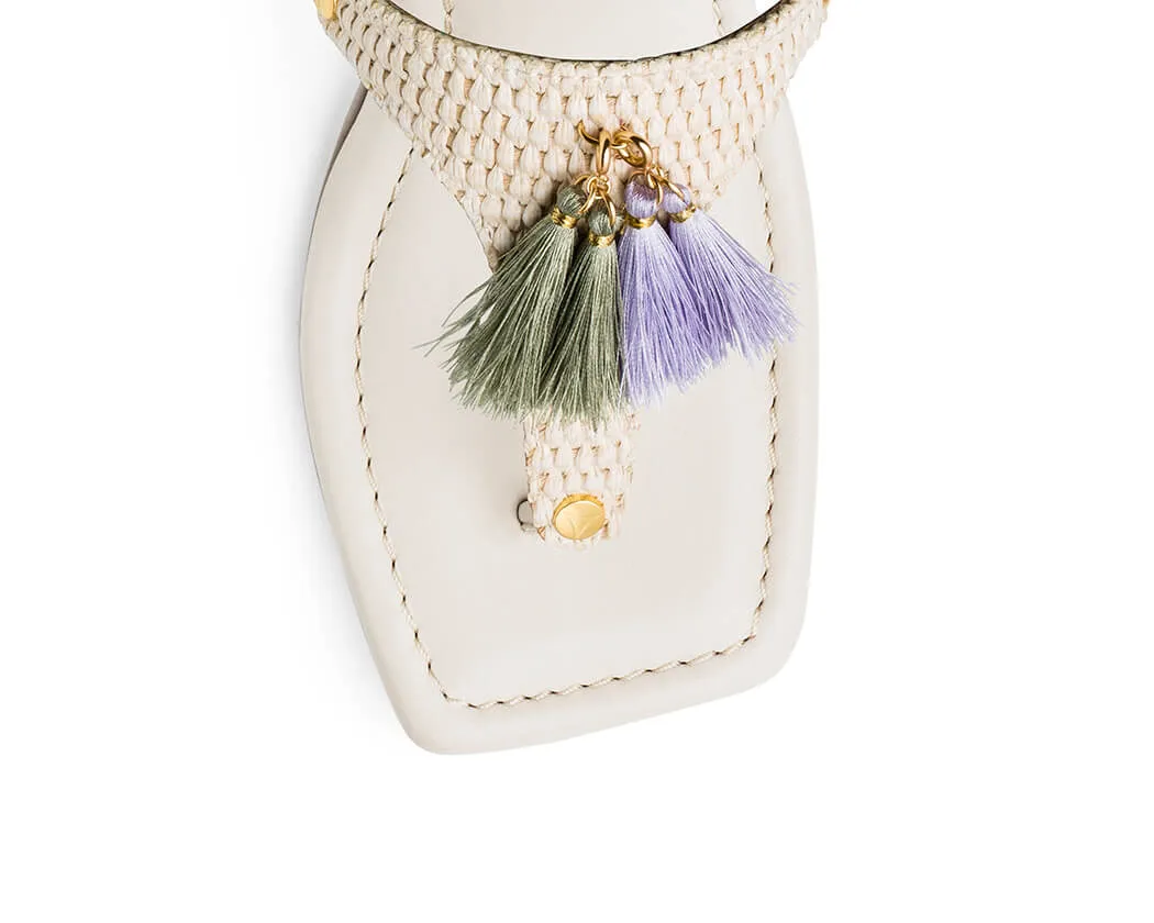 Pom de Cassis - Block Heel Mid Crema TS