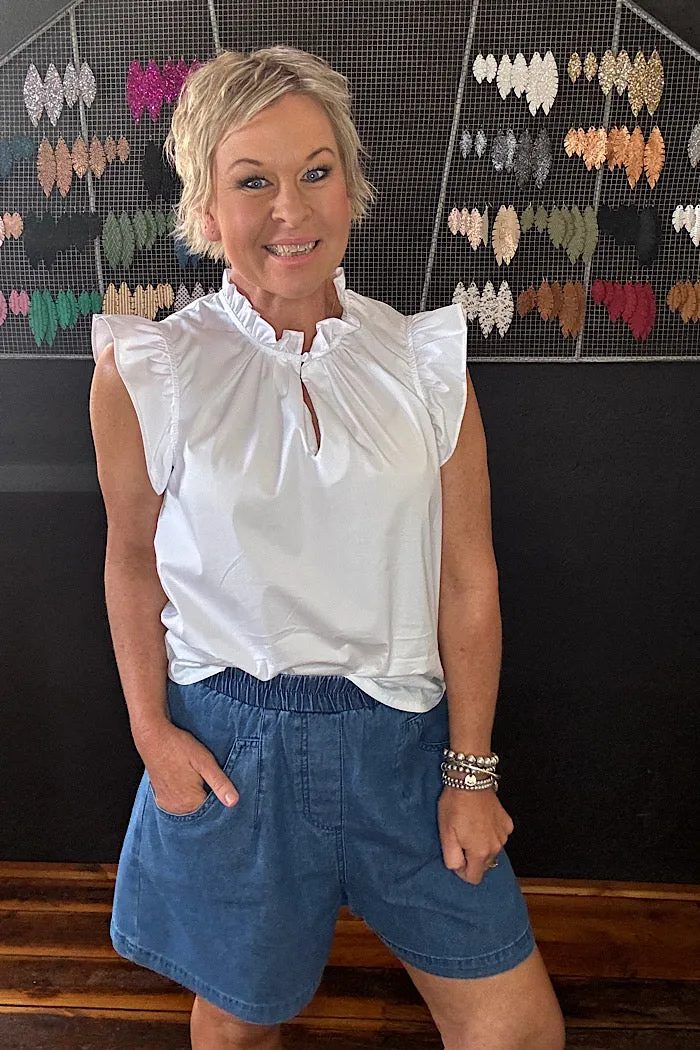 PULP FICTION TOP - WHITE