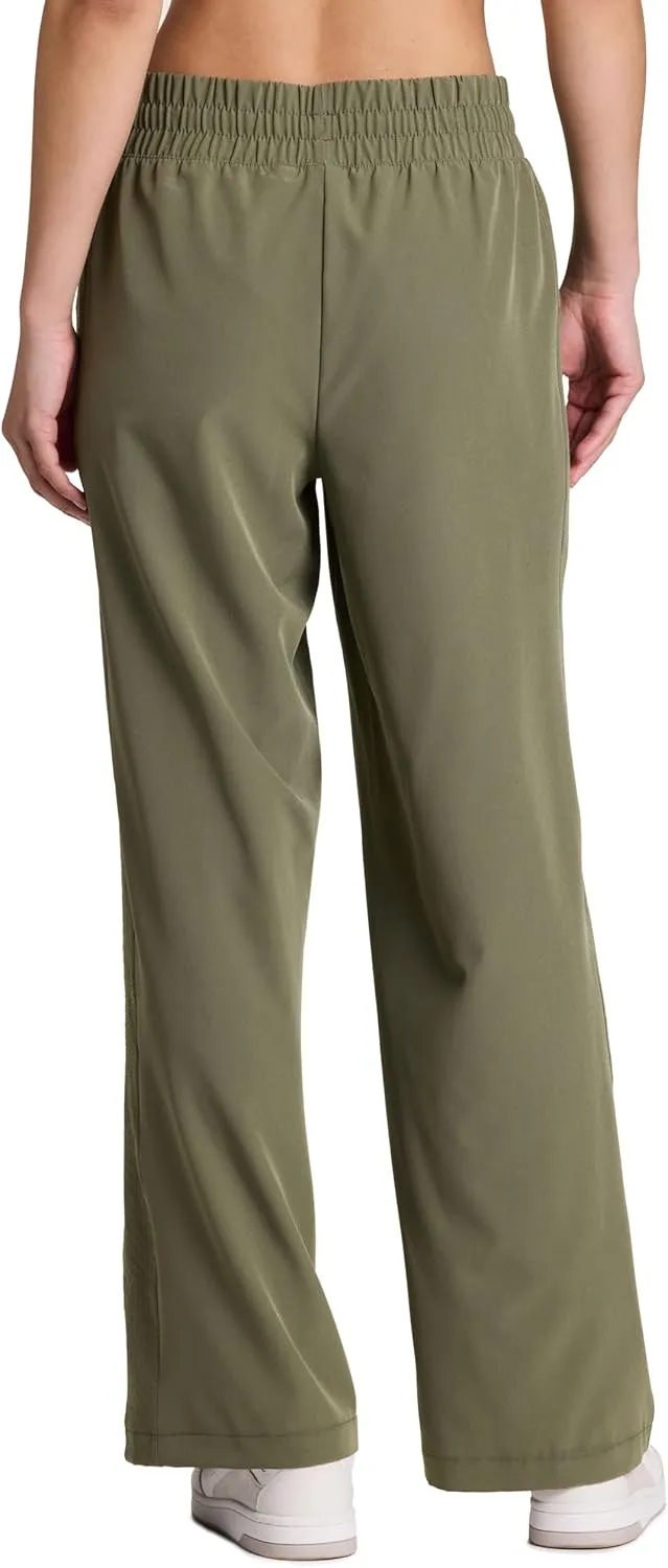 RBX Activewear Wide Leg Pant for Women, Super Lightweight Quick Drying Weekend Pant with Pockets