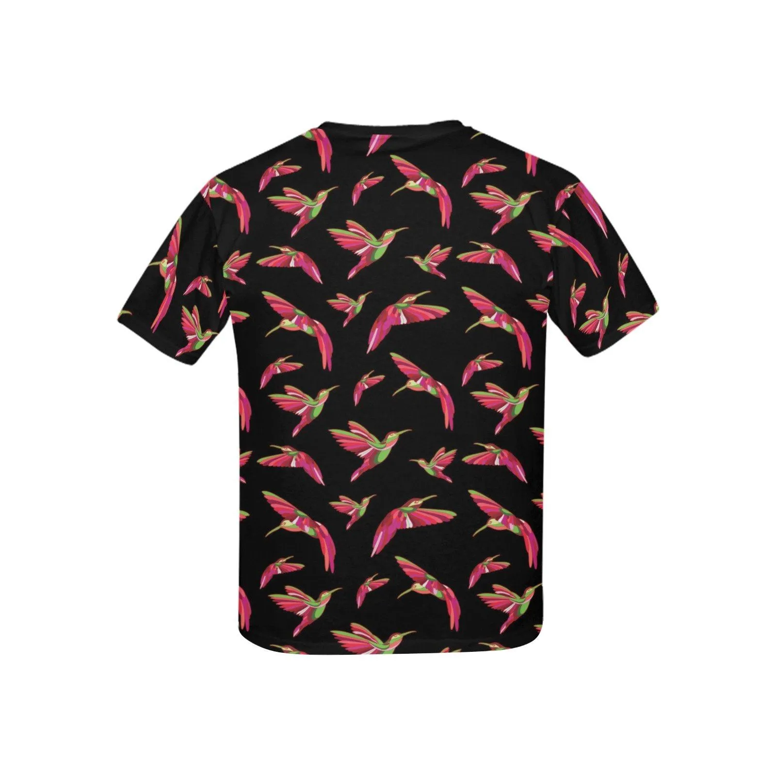 Red Swift Colourful Black Kids' T-shirt (USA Size)