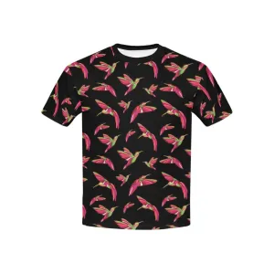 Red Swift Colourful Black Kids' T-shirt (USA Size)
