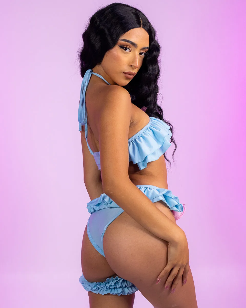 Ruffled Up 3pc Bikini Set