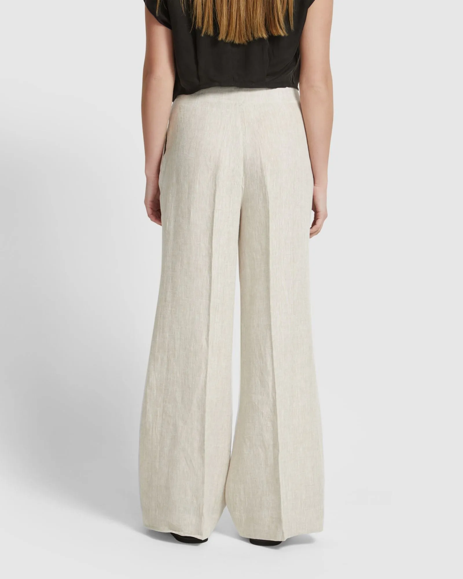 Sage Linen Wide Leg Pants