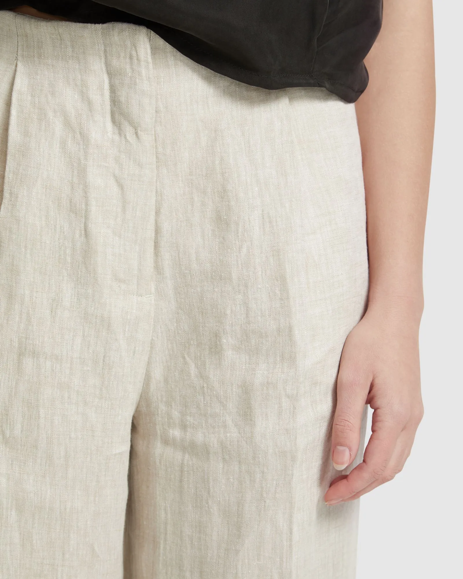 Sage Linen Wide Leg Pants
