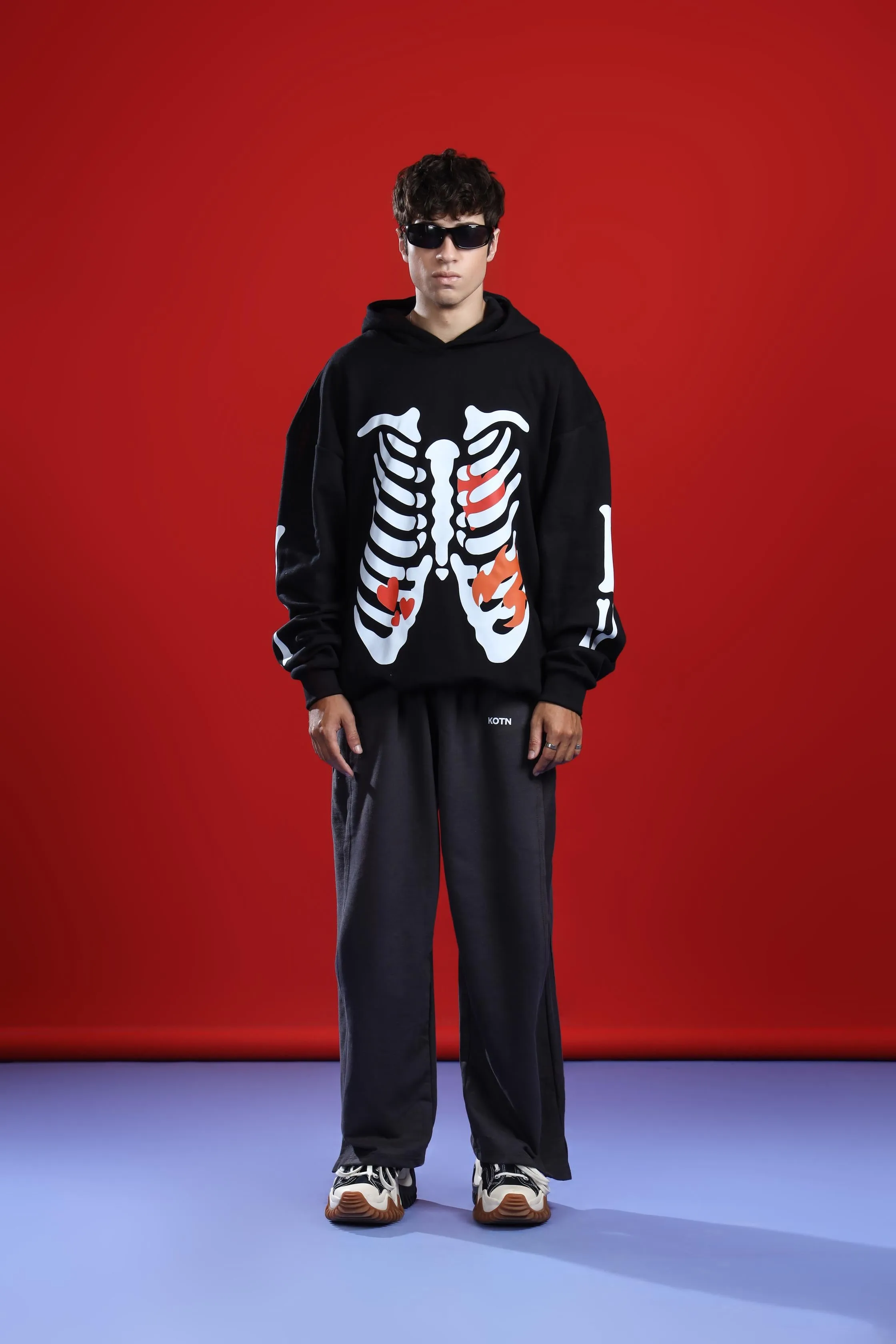 SKELETON OVERSIZED HOODIE
