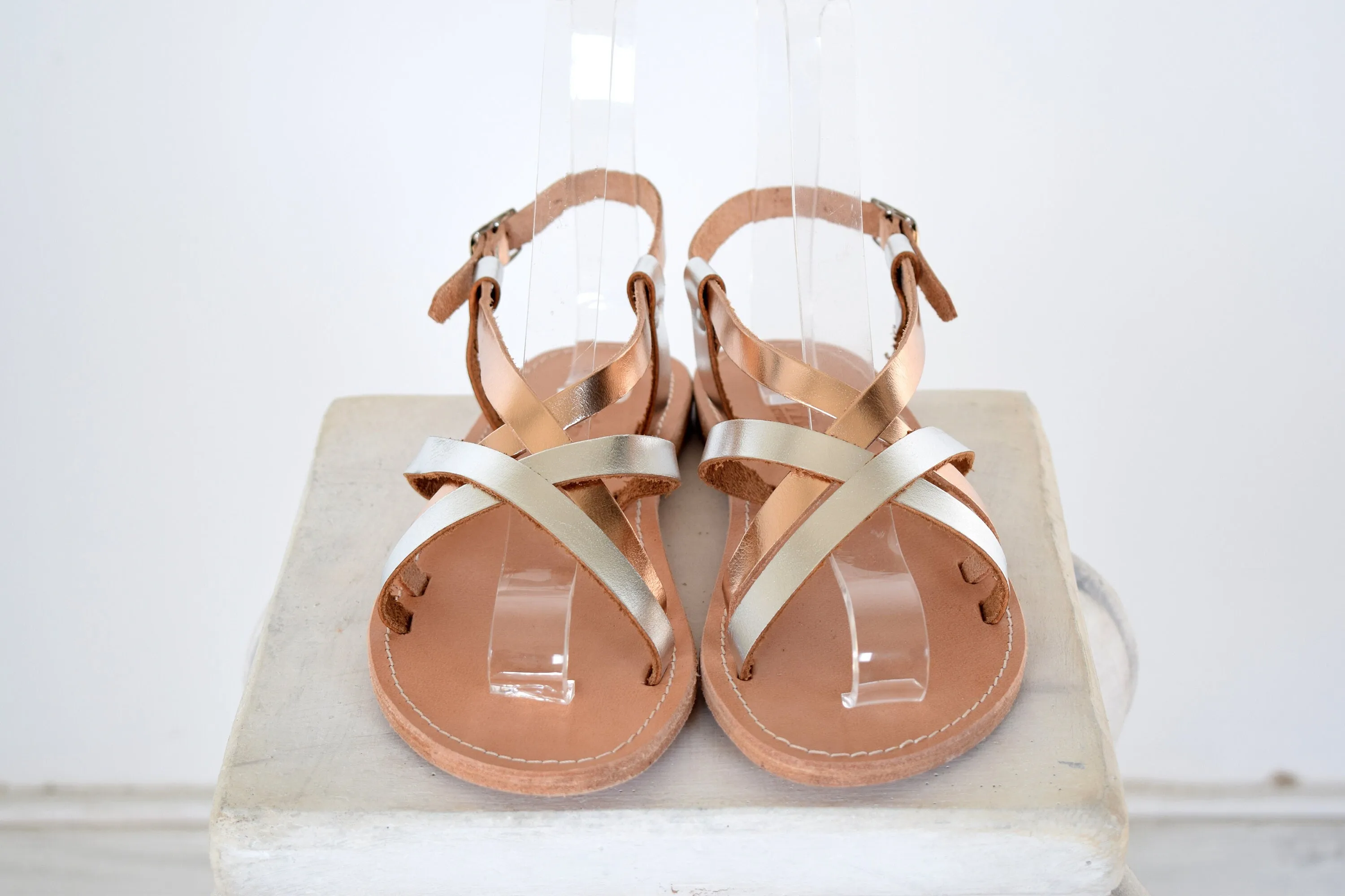 Strappy Ancient Greek sandals, Handcrafted leather, Bridal party, Astir sandals, Hellen