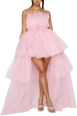 Sunloudy Women Tulle Long Skirt Maxi Tulle Floor Length Layered High Waist Puffy Skirt Wedding Special Occasion Clothes