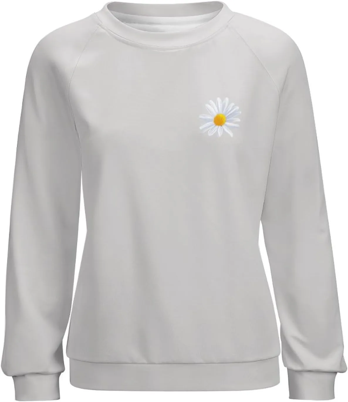 Sweatshirt for Women Long Sleeve Crewneck Boho Fall Tops 2024 Graphic Tshirts Floral Casual Trendy Pullover Tunic Tops