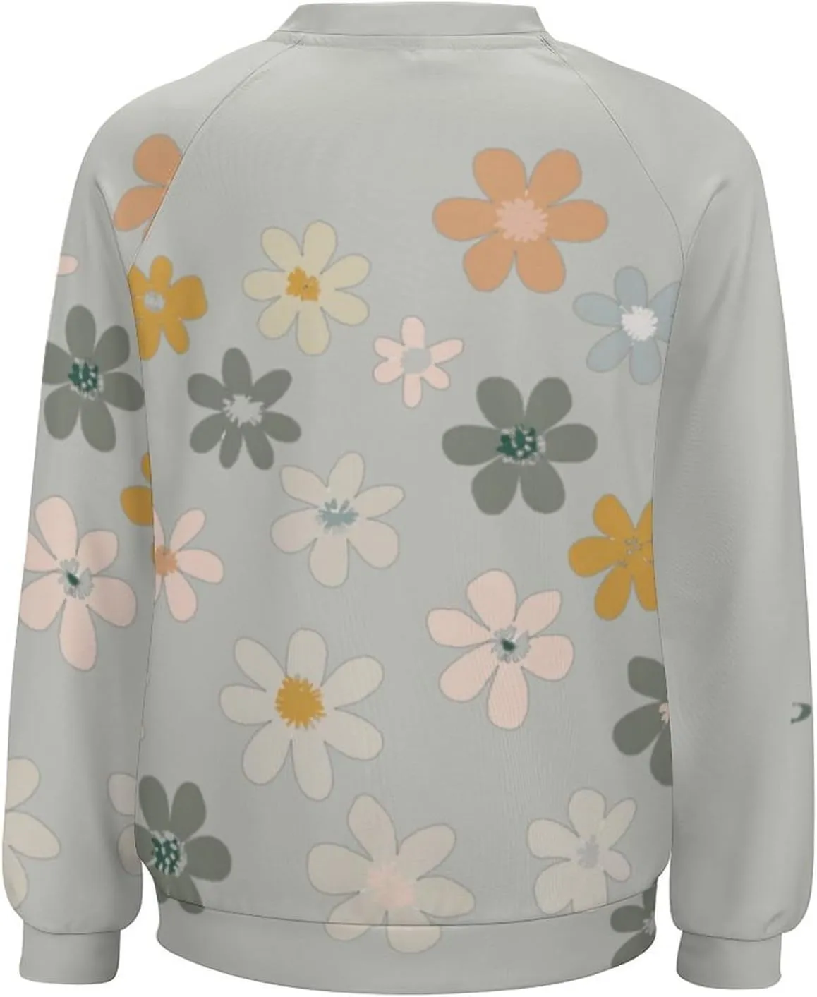 Sweatshirt for Women Long Sleeve Crewneck Boho Fall Tops 2024 Graphic Tshirts Floral Casual Trendy Pullover Tunic Tops