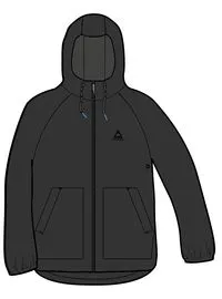 Tallows Recycled Water Resistant Jacket - True Black