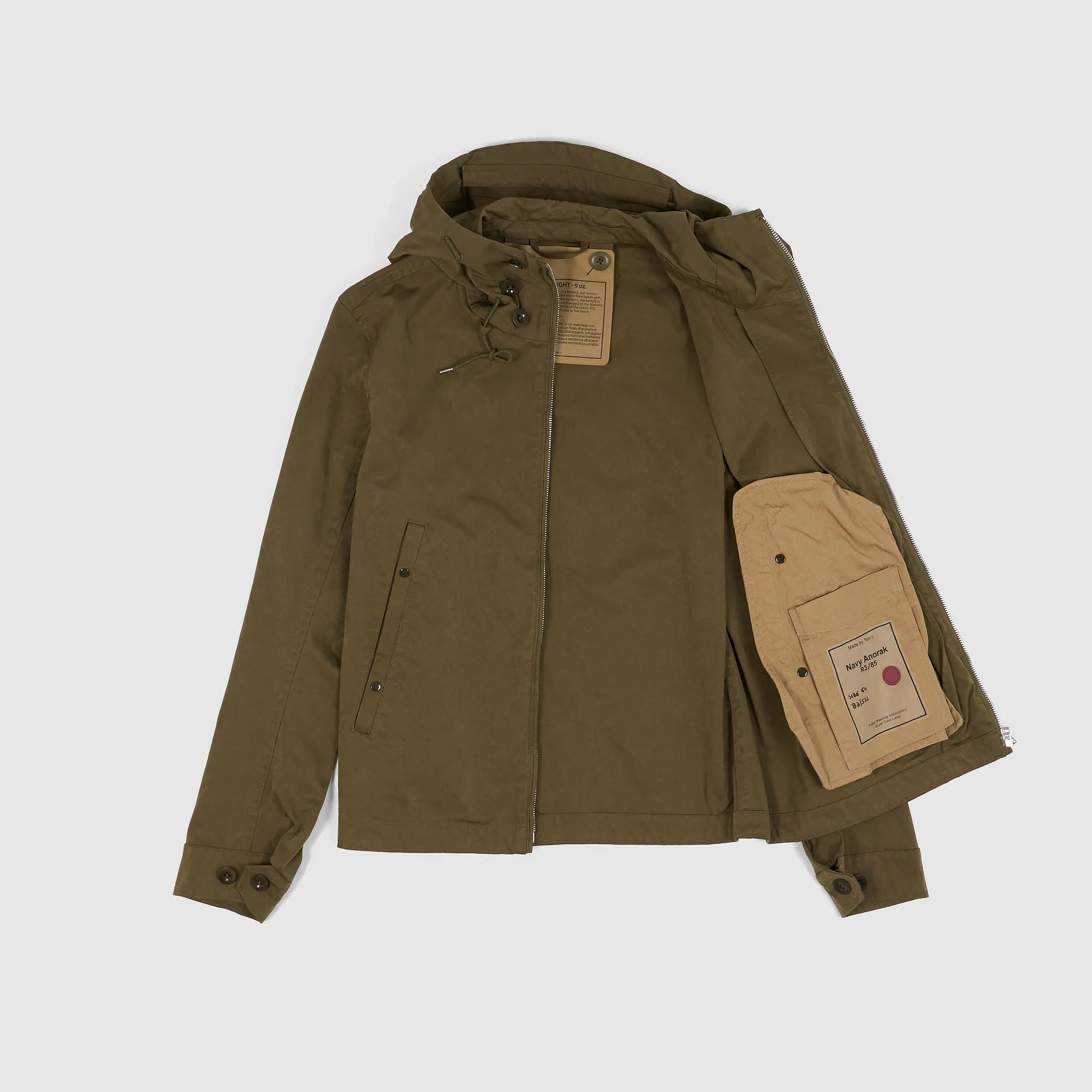 Ten C Anorak Jacket OJJ Fabric