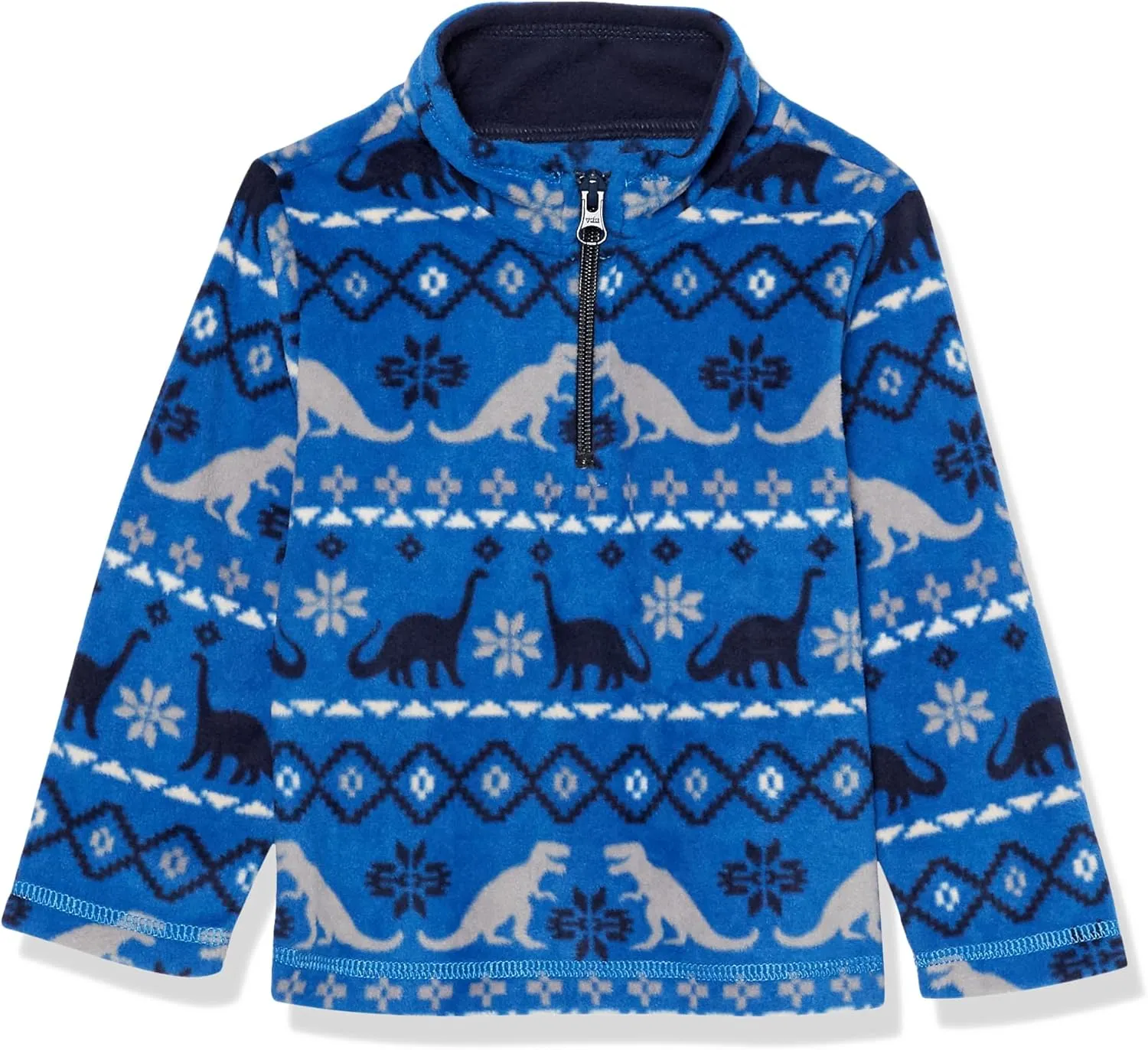 The Children's Place Baby Toddler Boys Warm Fleece Quarter Zip Pullover