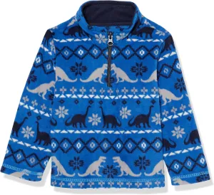 The Children's Place Baby Toddler Boys Warm Fleece Quarter Zip Pullover