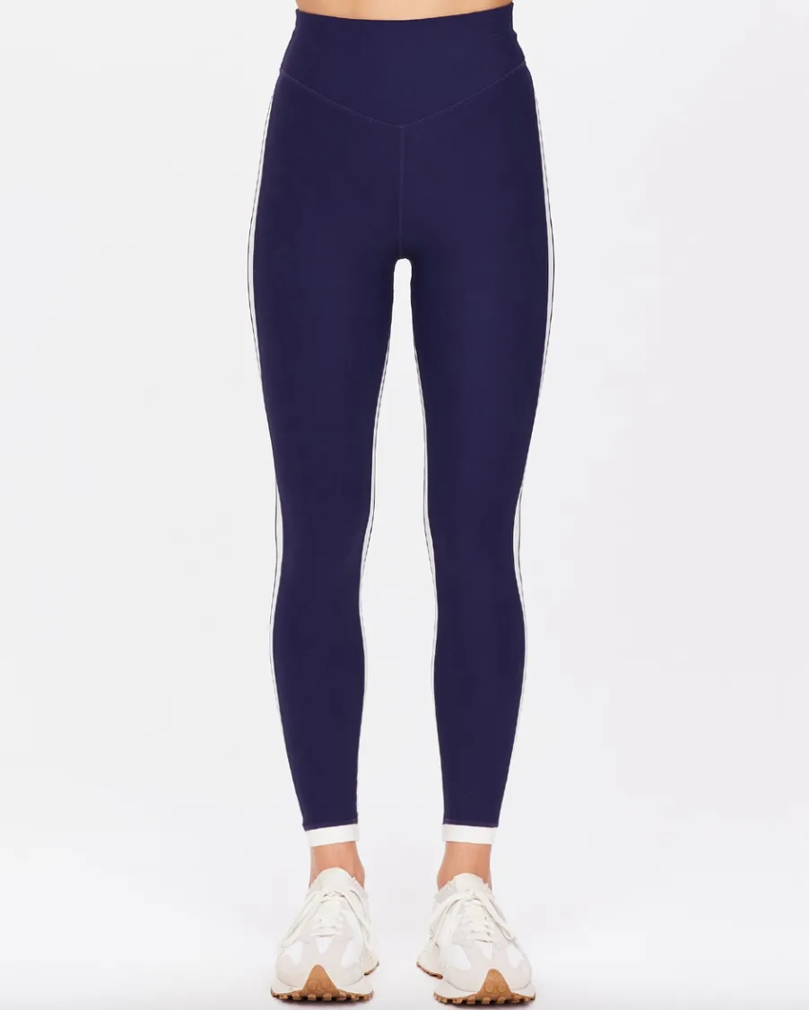 The Upside Hamptons 25IN Midi Pant- Navy