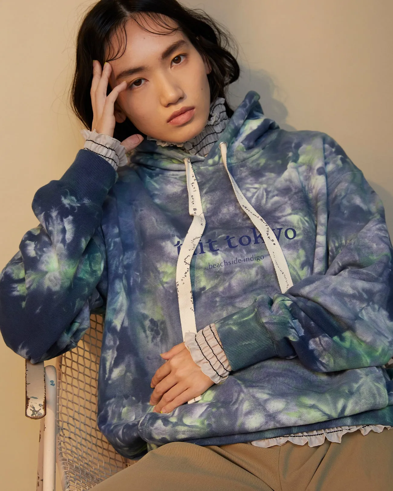 tie dye parker