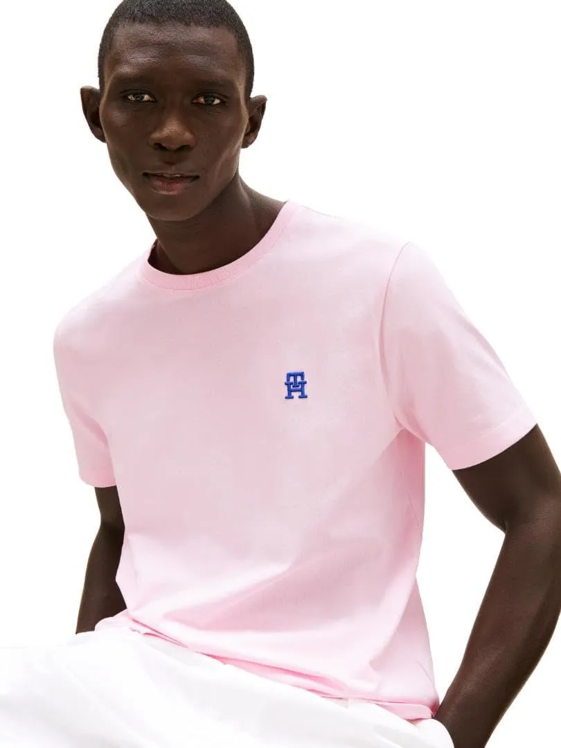 Tommy Hilfiger Men's Short Sleeve Cotton Graphic T-Shirts with Embroidered Monogram Logo