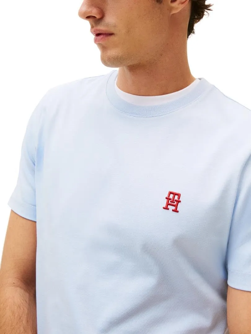 Tommy Hilfiger Men's Short Sleeve Cotton Graphic T-Shirts with Embroidered Monogram Logo