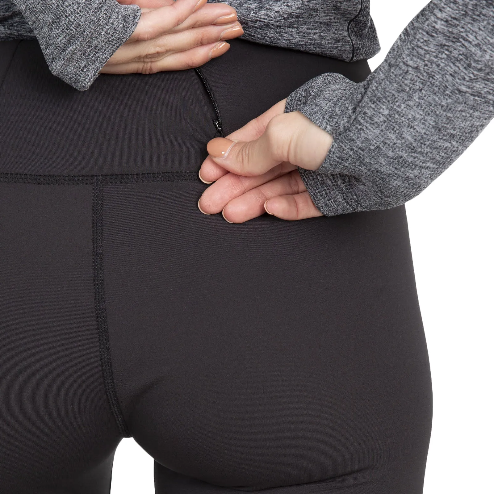 Trespass Womens Vivien Quick Drying Full Length Leggings - Black