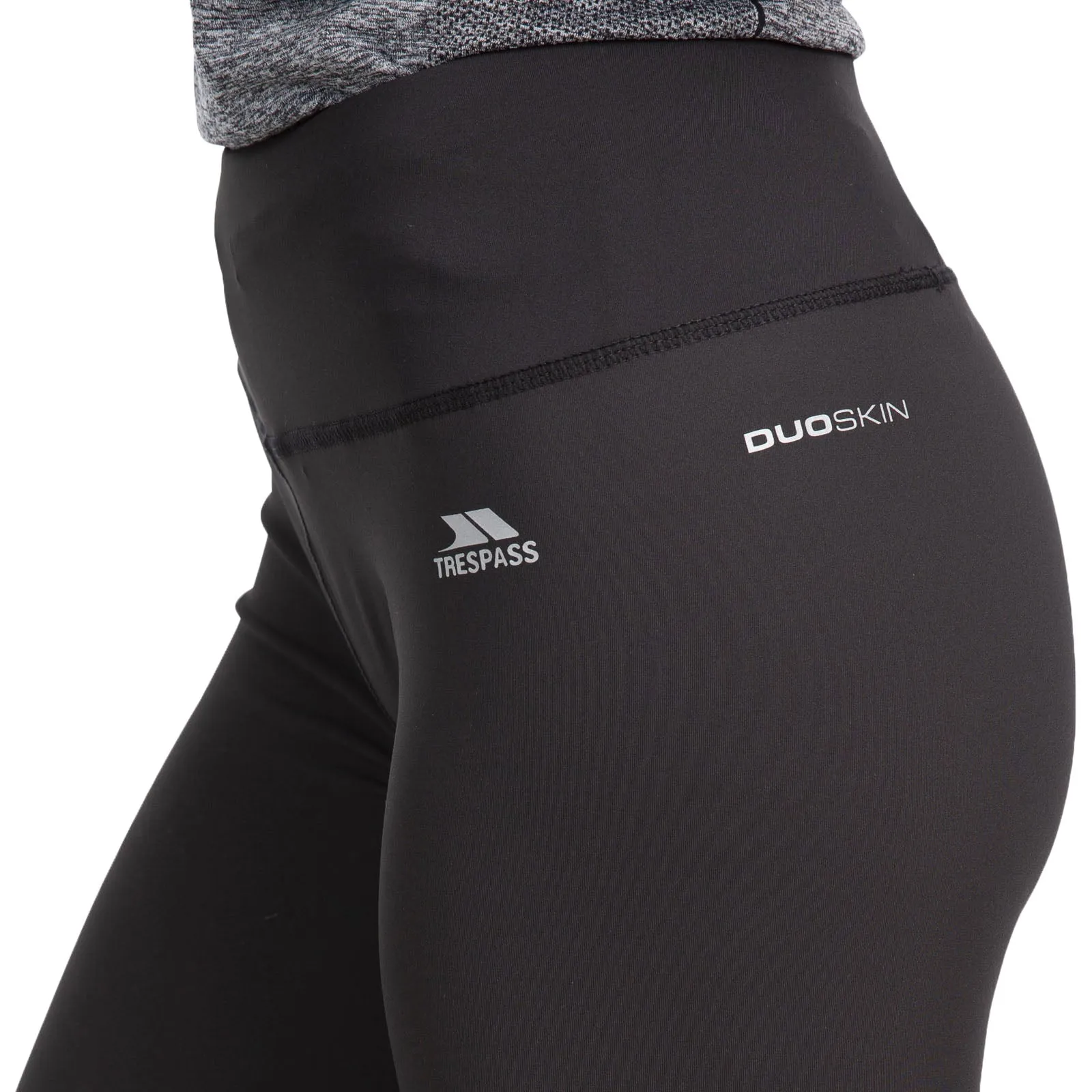 Trespass Womens Vivien Quick Drying Full Length Leggings - Black