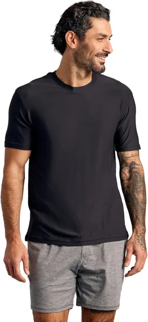 True Classic Workout Shirts for Men - Athletic Tops & Gym Shirts for Men, Quick-Dry Mens Workout Shirt, Pack of 1, Black, M