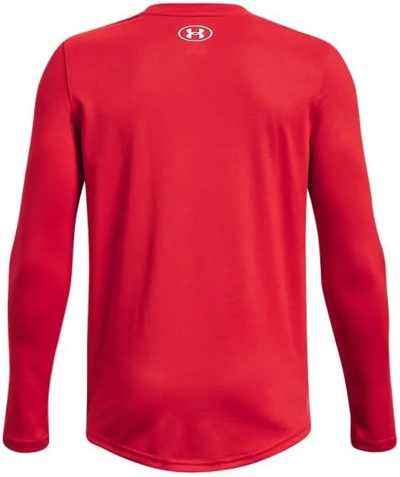 Under Armour Boys Tech Team Long Sleeve Shirt - Quick-Drying and Ultra-Soft