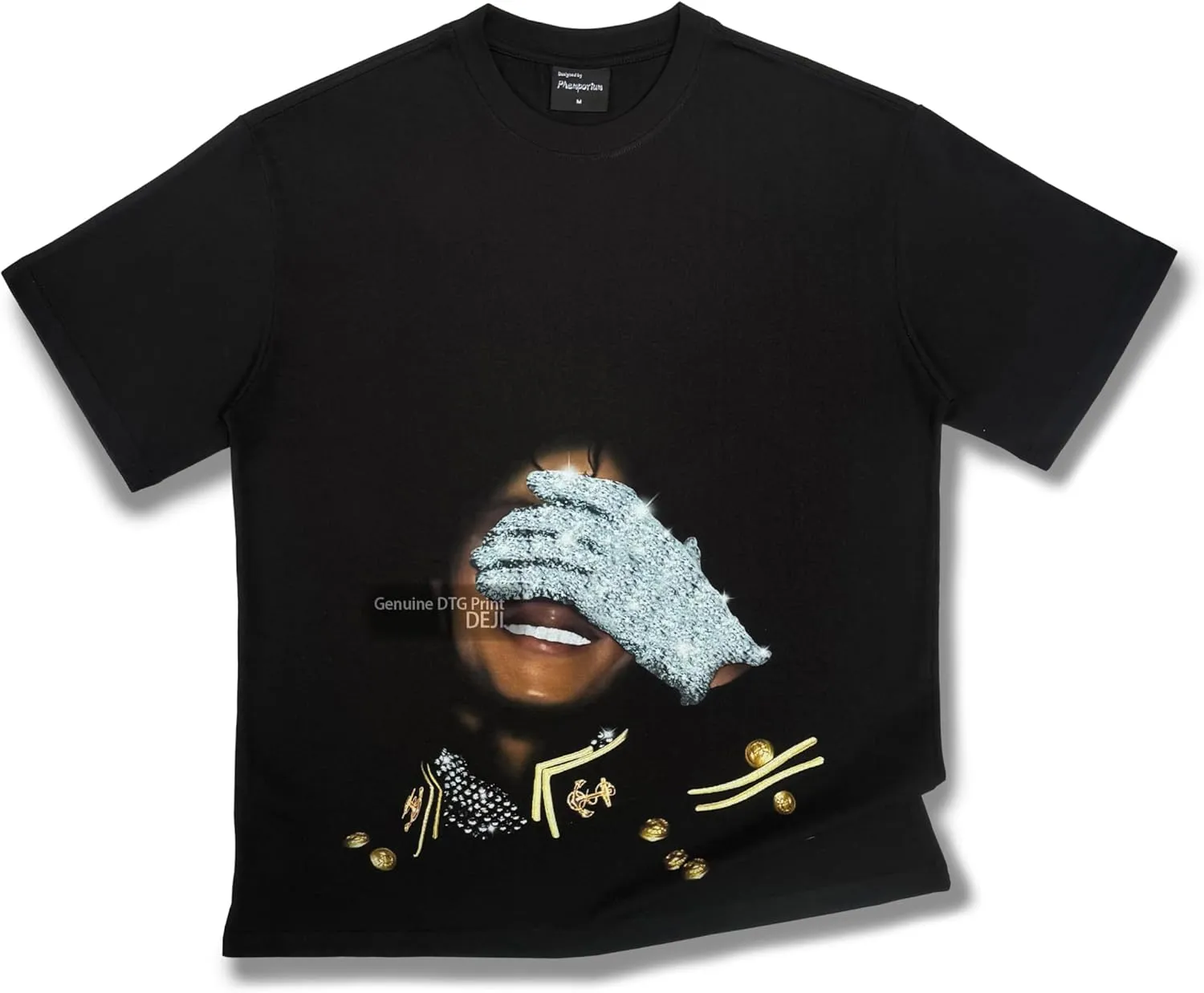 Unisex Graphic T-Shirts, MJ Shirts, DTG Digital Printing, Crewneck Summer Streetwear Tshirt, Vintage Graphic Shirt for Men
