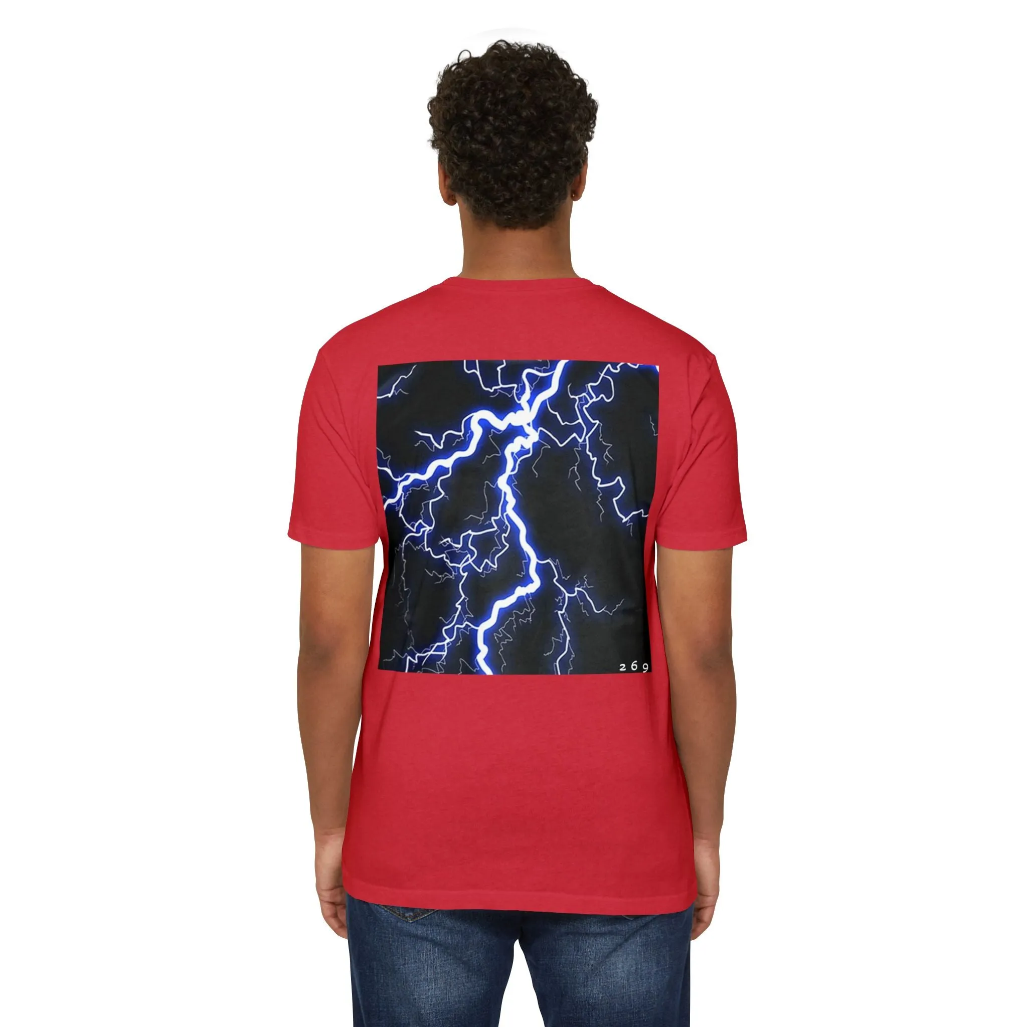 Unisex Lightning Graphic Tee - Electric Energy T-Shirt