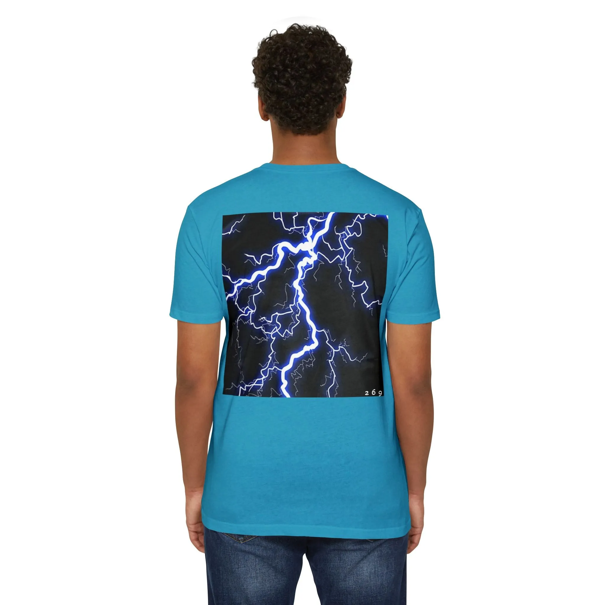 Unisex Lightning Graphic Tee - Electric Energy T-Shirt