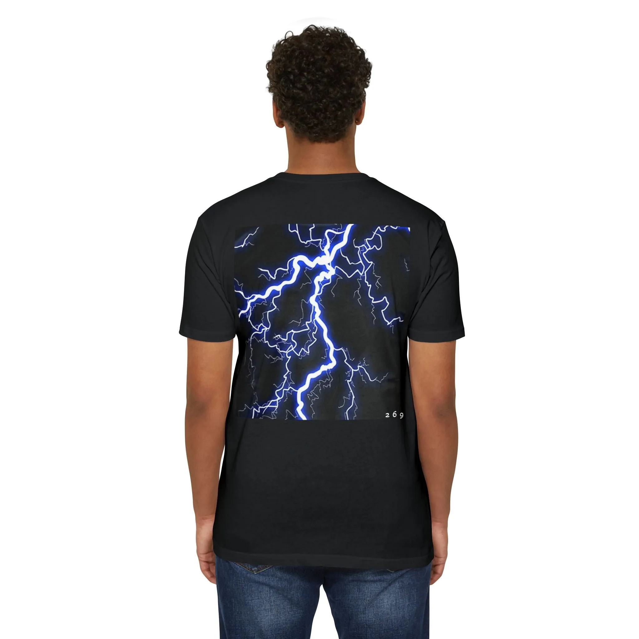 Unisex Lightning Graphic Tee - Electric Energy T-Shirt