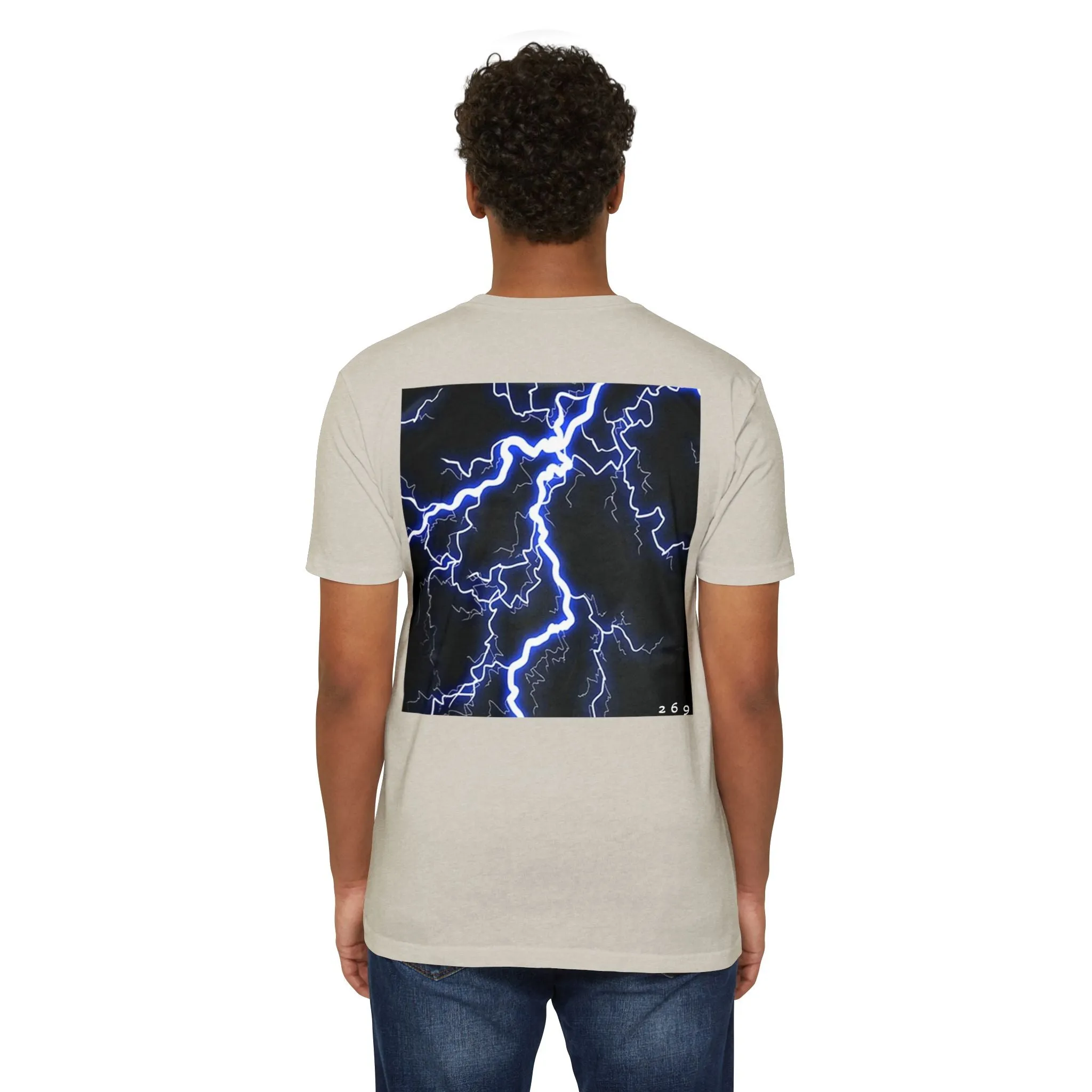 Unisex Lightning Graphic Tee - Electric Energy T-Shirt