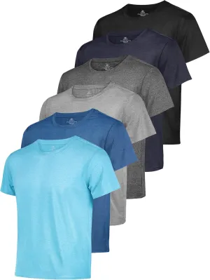 URATOT Men's Workout Shirts Short Sleeve Dry Fit Athletic T-Shirts Moisture Wicking Running Gym Active Lightweight Tee Top