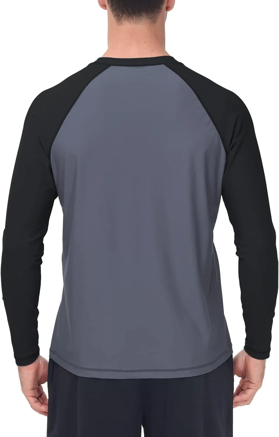 VAYAGER Men's Swim Shirts Rash Guard UPF 50  Quick Dry T-Shirt Loose Fit Water Surfing T Shirts
