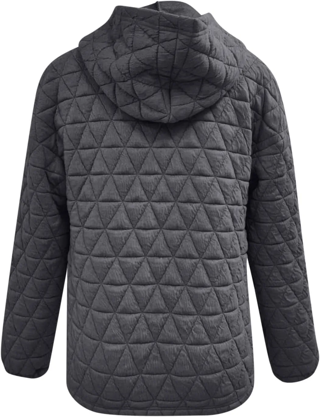 Warm Hooded Sweatshirts for Women Solid Plaid Casual Fall Winter Hoodies Oversized Comfy Blouses for Outing Street
