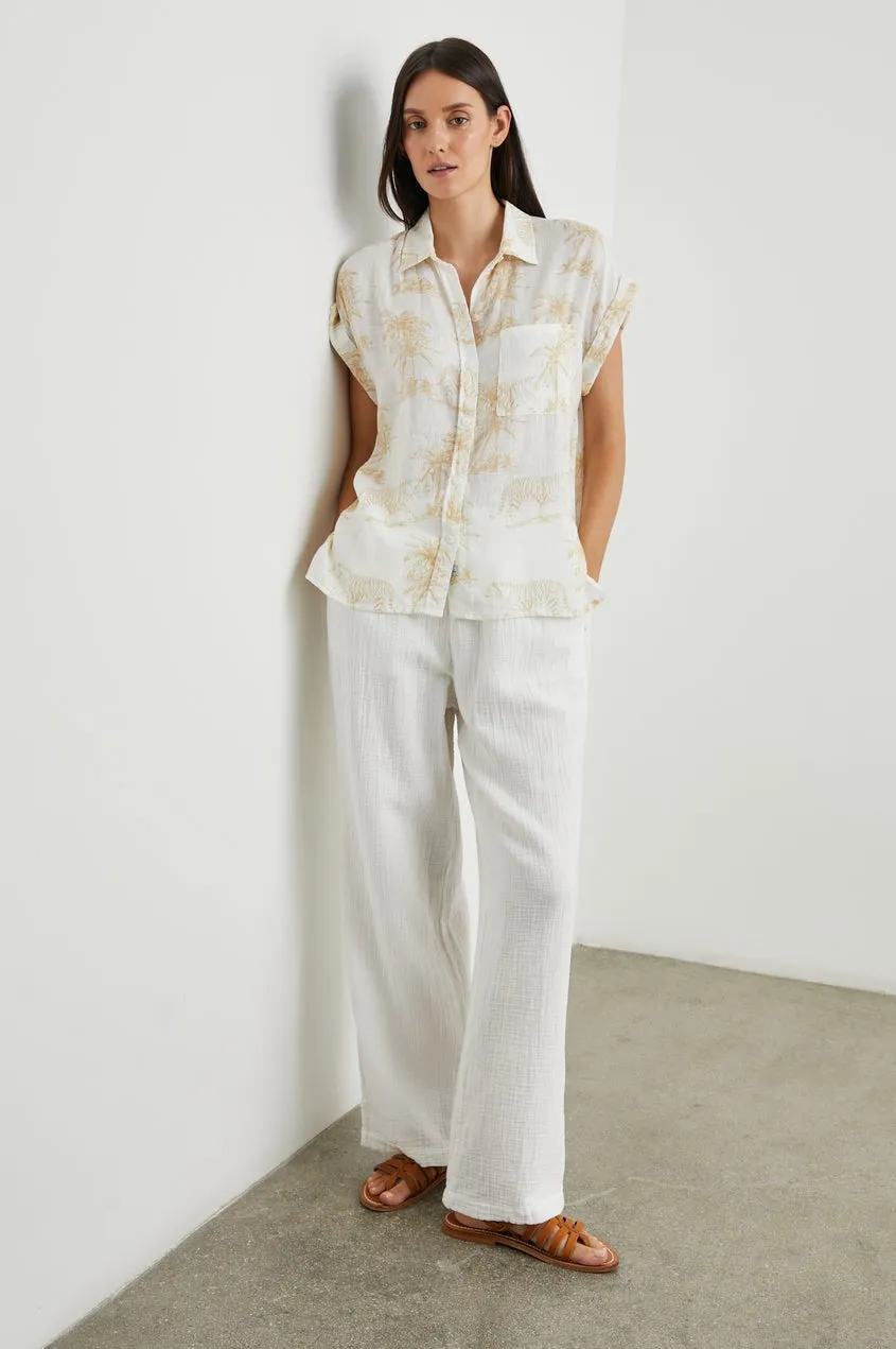 Wild Bengal Linen Whitney Shirt